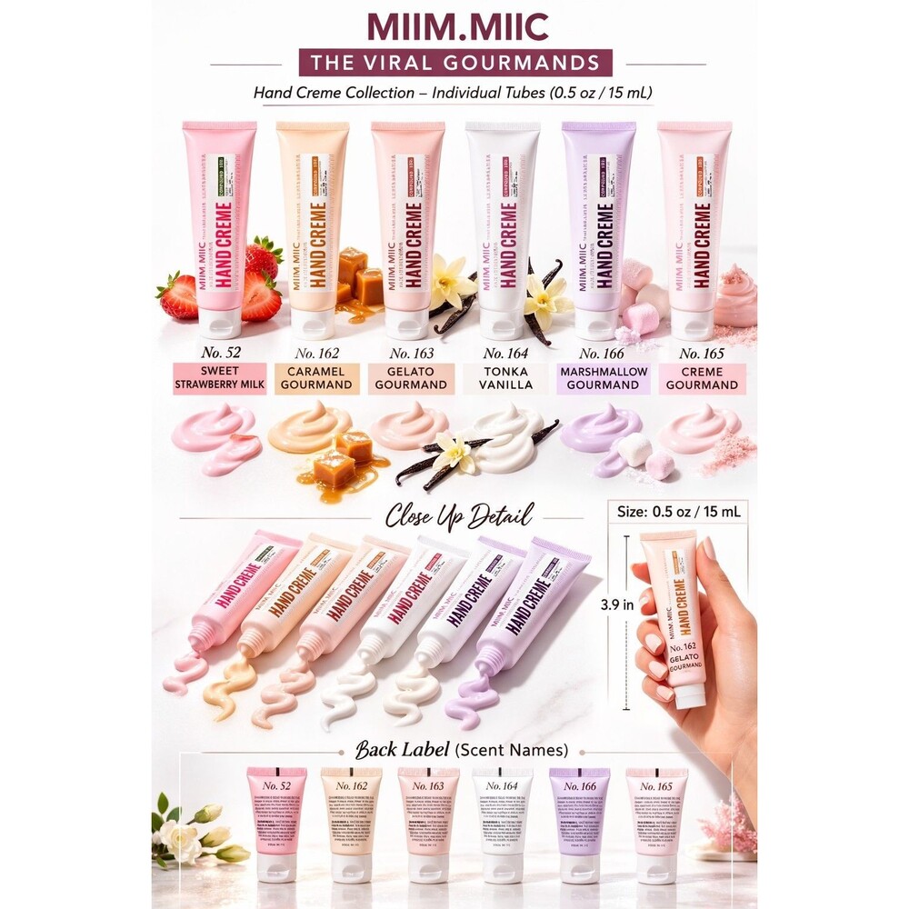 MIIM.MIIC The Viral Gourmands Hand Creme Collection